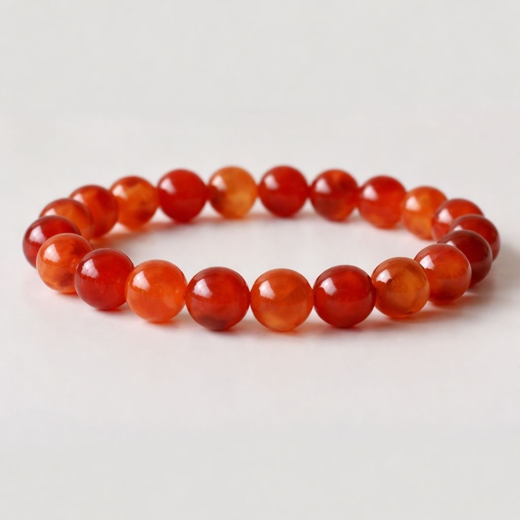 Carnelian Beads Bracelet