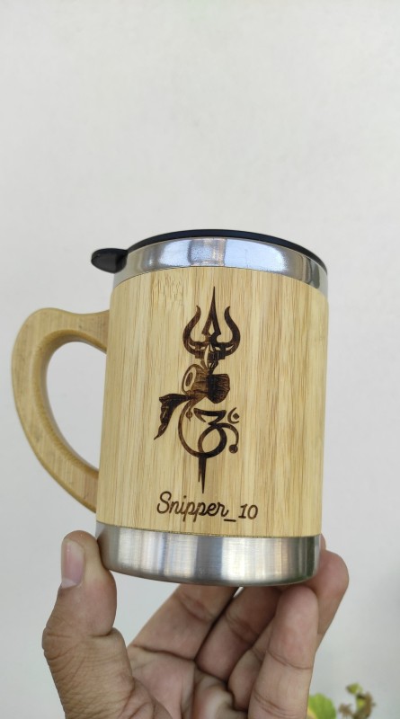 Bamboo coffee mug