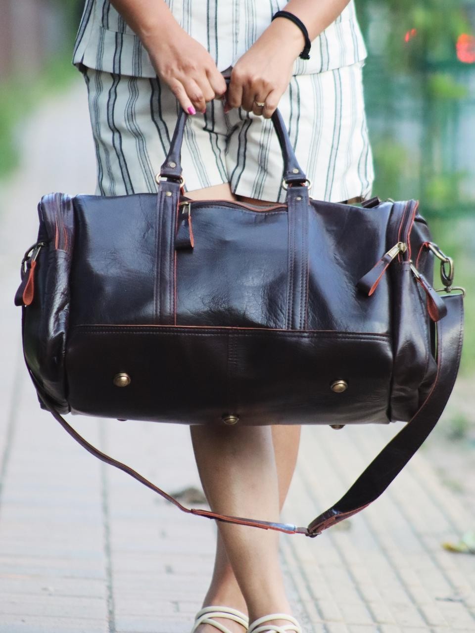 Leather Duffle Bag