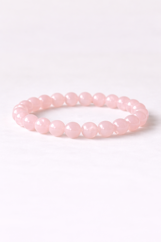 RoseQuartz Beads Bracelet