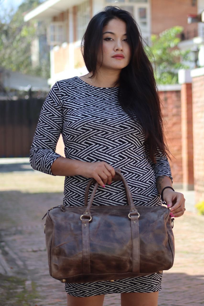 Leather Duffle Bag