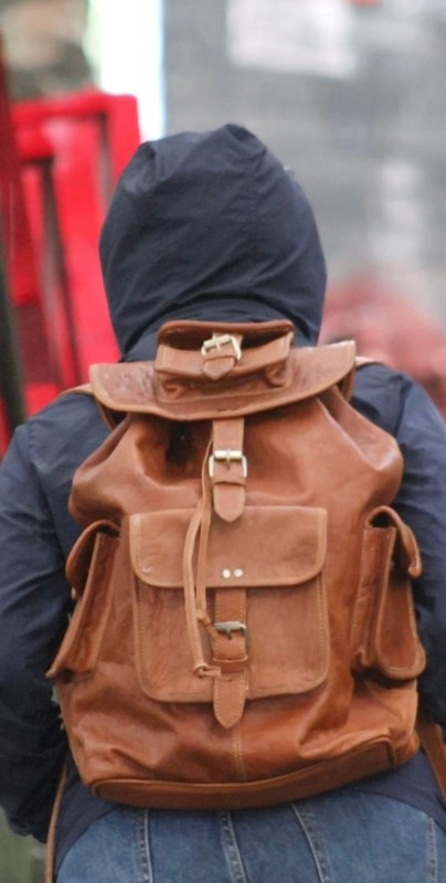Leather Bagpack